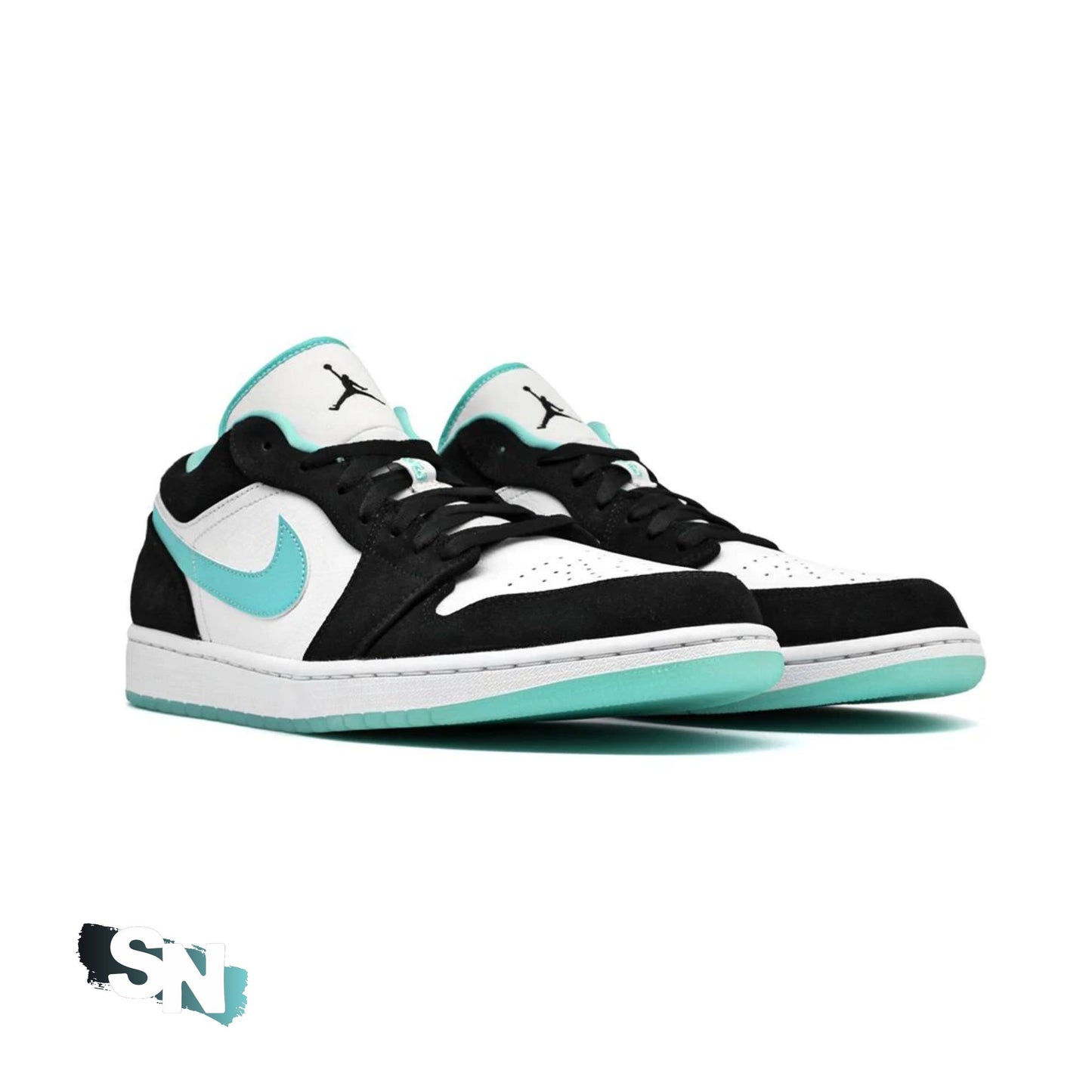 Custom Air Jordan 1 Low Island Green | Unisex