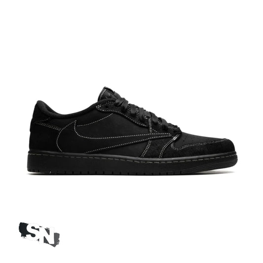 Custom Air Jordan 1 Low SP Travis Scott Black Phantom | Unisex