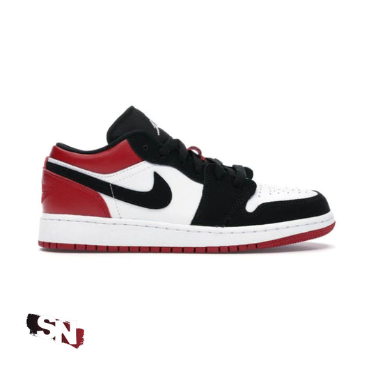 Custom Jordan 1 Low Black Toe | Unisex