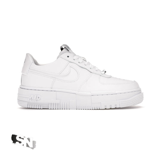 Custom Nike Air Force 1 Pixel White | Ladies