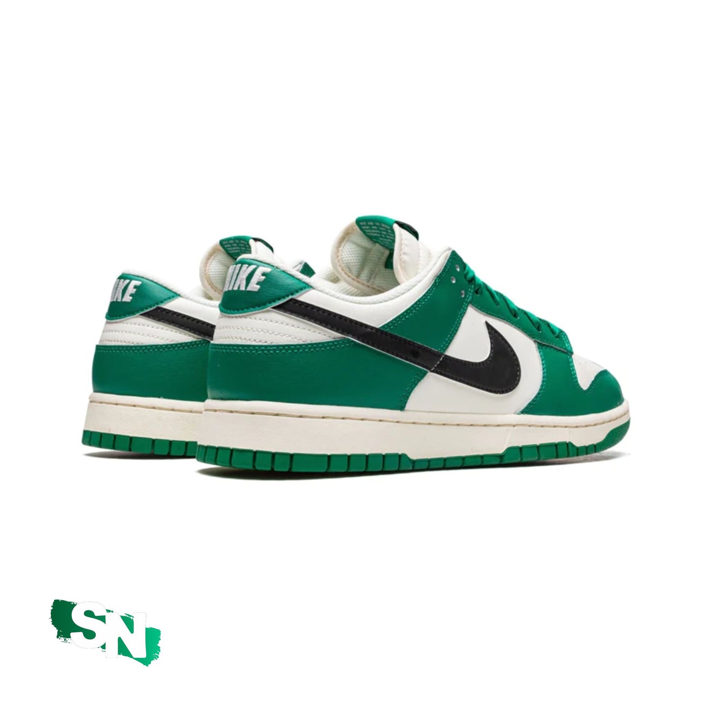 Custom Nike Dunk Low SE Lottery Green Pale Ivory | Unisex