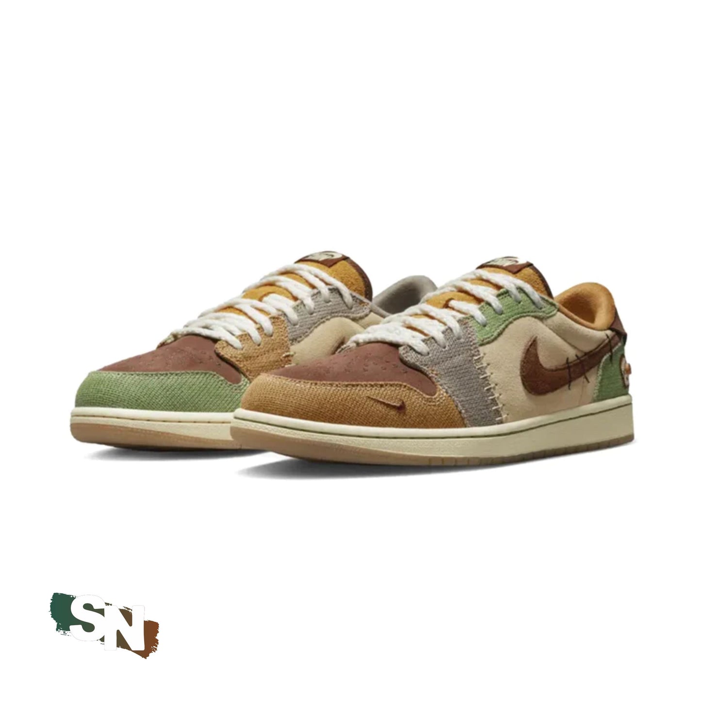 Custom Nike Jordan 1 Retro Low OG Zion Williamson Voodoo | Unisex