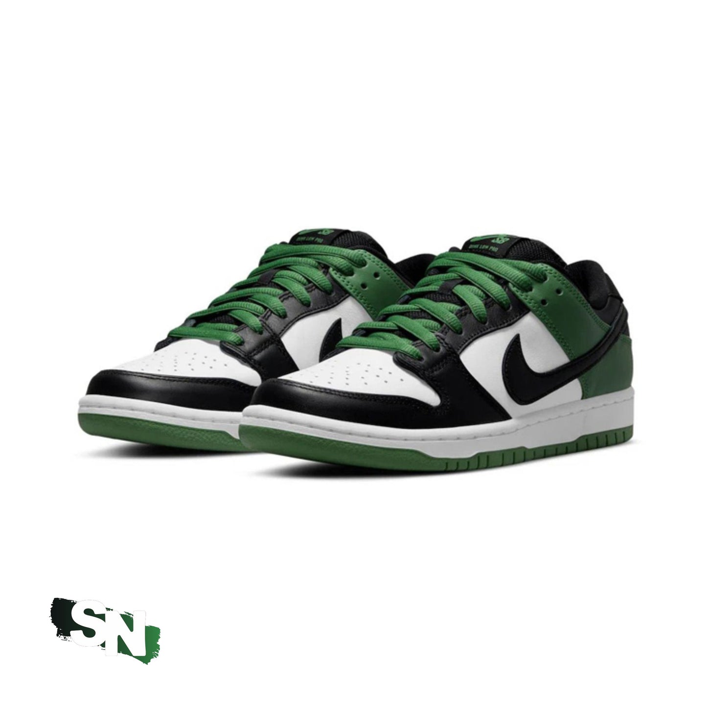 Custom Nike Dunk Low Classic Green Black | Unisex