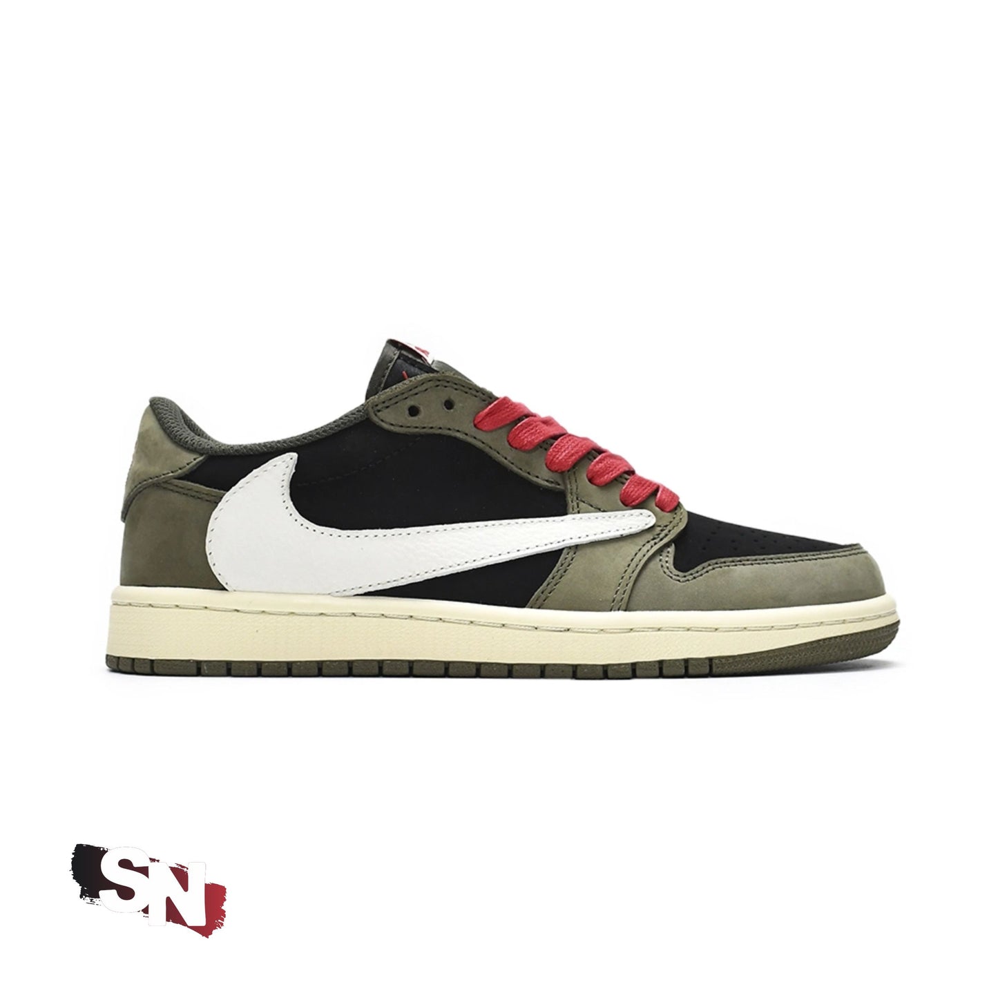 Travis Scott x Air Jordan 1 Low Dark Green | Unisex